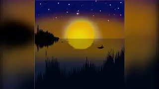 Sunset Landscape Tutorial in Photoshop (iPad) | Easy Digital Painting for Beginners