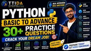Python Interview Questions You MUST Know Before Your Interview | TTIDA