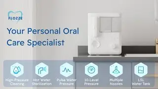 Flozze: The Water Flosser with Auto Self Cleaning Function