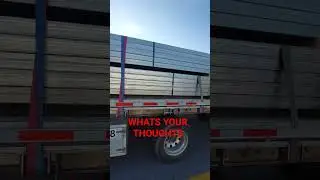 Whats your thoughs on securement? #flatbedgang #loadsecurement #hmdtrucking
