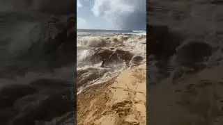 Surfer attempts to ride dangerous river breach! ￼