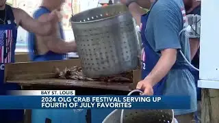 Keeping cool at the 40th annual Our Lady of the Gulf Crab Festival
