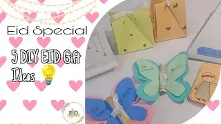 😯 5 DIY Eid gift ideas 💡|| Eid Special 🌙✨ || Easy DIYs..
