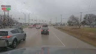 Leaving Americold in Fort Worth, going through Saginaw, TX