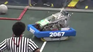 FRC team 2067 - Apple Pi - RI District Competition Match 66