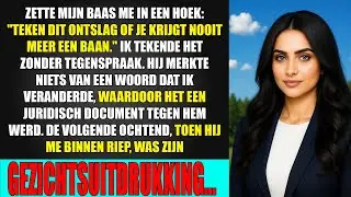 Ik werd GE&Iuml;NTIMIDEERD om de ontslagbrief te tekenen, maar wat ik daadwerkelijk tekende was