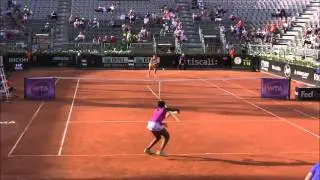 MASTERS 1000 ROME 2015 V&eacute;nus WILLIAMS Vs Elina SVITOLINA COURT LEVEL VIEW