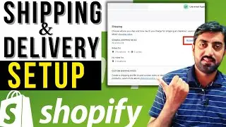 How to Setup Shopify Shipping and Delivery Rates | Shopify Free Delivery | Shopify Shipping Settings