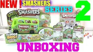 Smashers series 2 UNBOXING ! 12 pack #smashersseries2 #zuru #newtoys