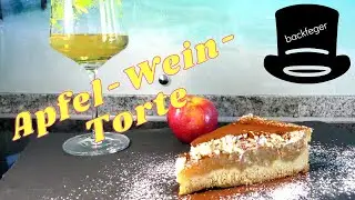 Apfel-Weinkuchen Rezept  mit Dinkelmehl/ Apfelkuchen mit Sahne / Dinkelkuchen 2020