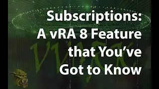 vRA 8 Subscriptions - Part 1 What Are Subscriptions?