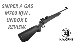 UNBOX E REVIEW. SNIPER M700P KJW GÁS. ( OQUE VC PRECISA SABER ANTES DE COMPRAR) .
