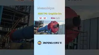 The 8000TPD Graphite Ore Processing Plant in Mozambique is on the verge of completion