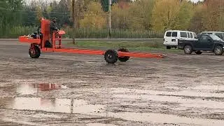 Huron Fruit Systems Self Propelled Bin Trailer Loading & Unloading