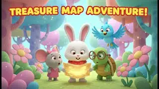 The Great Forest Treasure Map |Cute Animal Cartoon for Kids|Sunnyville Friends EP 3@ToonifyTales-j6g
