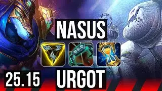 NASUS vs URGOT (TOP) | 5/1/3 | NA Master | 25.15