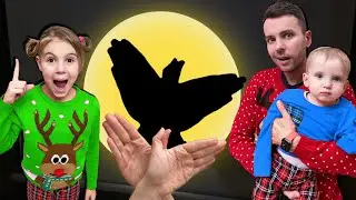 Shadow Puppets Song Nursery Rhymes with Five Kids