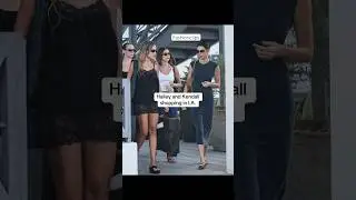 Viral video of Hailey and Kendall was seen shopping #haileybieber #kendalljenner #shortvideo #viral