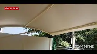 PVC Tensile structure Car parking shade