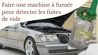 Comment faire une machine à fumée pour détecter les fuites de vide sur votre voiture Mercedes DIY