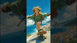 힐링 지브리 영상, ai 인데 감동이야. Midjourney, Suno, Capcut