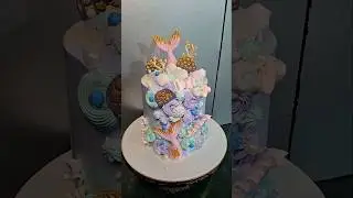 Magical Mermaid Theme Cake 🧜&zwj;♀️✨ | Cake Art