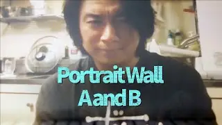 『Portrait Wall A and B』(2023)