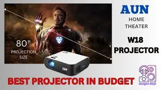AUN W18 PROJECTOR || BEST PROJECTOR || #amazon #india #tataipl2023 #projector #unboxing #gadgets