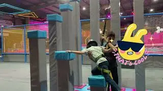 🚀🐰 Tisha's Ultimate Adventure at Flying Rabbit Trampoline Park! Kid's Playzone Extravaganza! 🤸 ♀️