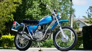 1972 Honda SL70 Aquarius Blue  810 miles