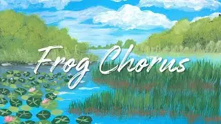 Calming Moor Frog Symphony - 1 hour Nature Sounds for Relaxation