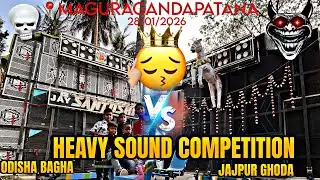 Jay Santoshi musical vs Ajay musical heavy sound competition in 📍MAGURAGANDAPATANA,kendrapada 