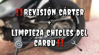 ¡¡REVISANDO EL CÁRTER + LIMPIEZA CHICLÉS DEL CARBURADOR!! Yamaha Jog RR