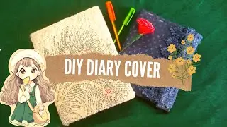 DIY DIARY COVER IN LESS THAN 3MINS |The mask girl