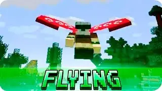 Minecraft - FLYING / GLIDING IN MINECRAFT 1.9 UPDATE? (Glider)
