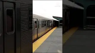 Lefferts Boulevard Bound R32 A train entering and leaving 88th Street Boyd Avenue