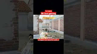 🔥1v3 clutch🔥|Mr Scot gaming|#bgmi #pubgstatushd #pubgstatustamil