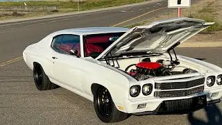 TEST DRIVE 1970 LS3 Twin Turbo Chevelle Restomod. CALL 9168567931 or VICTORYLAPCLASSICS.NET
