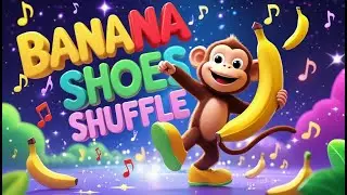 Banana Shoes Shuffle 🐒 | Fun Dance Song for Kids to Learn Colors & Move!