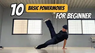 10  Basic Powermoves combo for beginners by Bimal Rana | Bboy tutorial