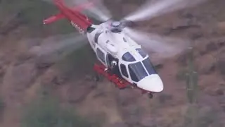 Rescue crews airlift injured hiker on Camelback Mountain