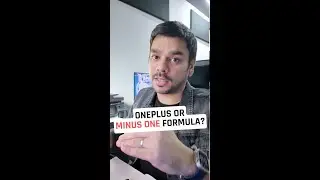 OnePlus Ending Minus One Formula