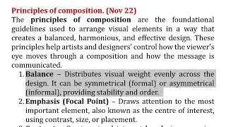 Composition and Principles of Composition | Harjot Kaur | GIMT College Budhlada