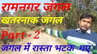 जंगल में रास्ता भटक गए ## forest sound for sleeping ## tiger zoon @ uttrakhand Ramnagar forest blog