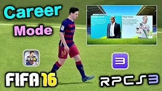 FIFA 2016 Career Mode Gameplay 2024 - FIFA 16 RPCS3 M2 MAC SONOMA 14.4.1 - RPCS3 MAC 2024
