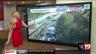 Crash shuts down I-77 southbound after I-271