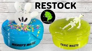 RESTOCK MY SLIME SHOP WITH ME! October 15, 2021!  - @UniicornSlimeShop 💦
