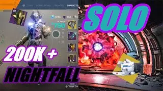 Solo 200K + Nightfall - Solstice Hood Masterwork Objective (Warlock) Waden Of Nothing