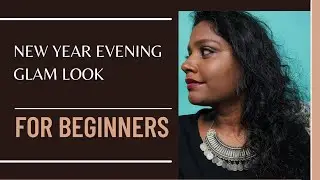 Beginners Step By Step New year 2023 Glam Makeup look In Tamil | Dusky skin #glamgirltamil