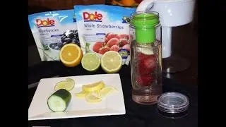 Recipes for Your Fruit Infuser Water Bottle| PrettyPRChickTV